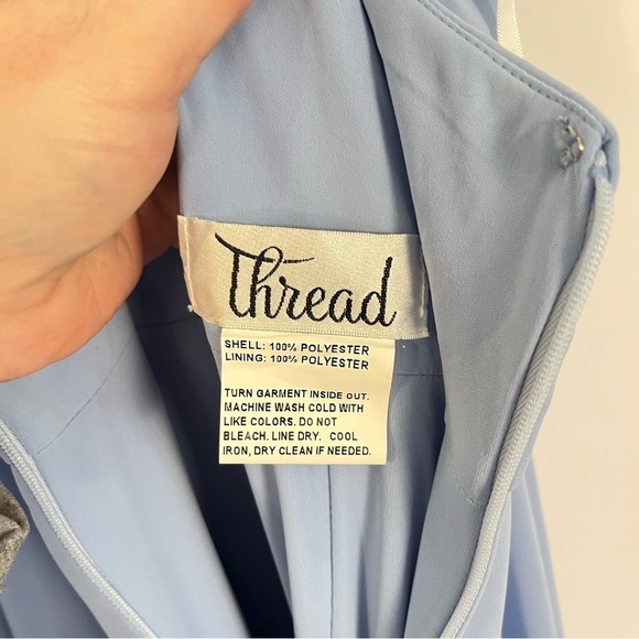 Dessy Collection- COWL NECK CRISS CROSS BACK MAXI DRESS - Picture 9 of 12